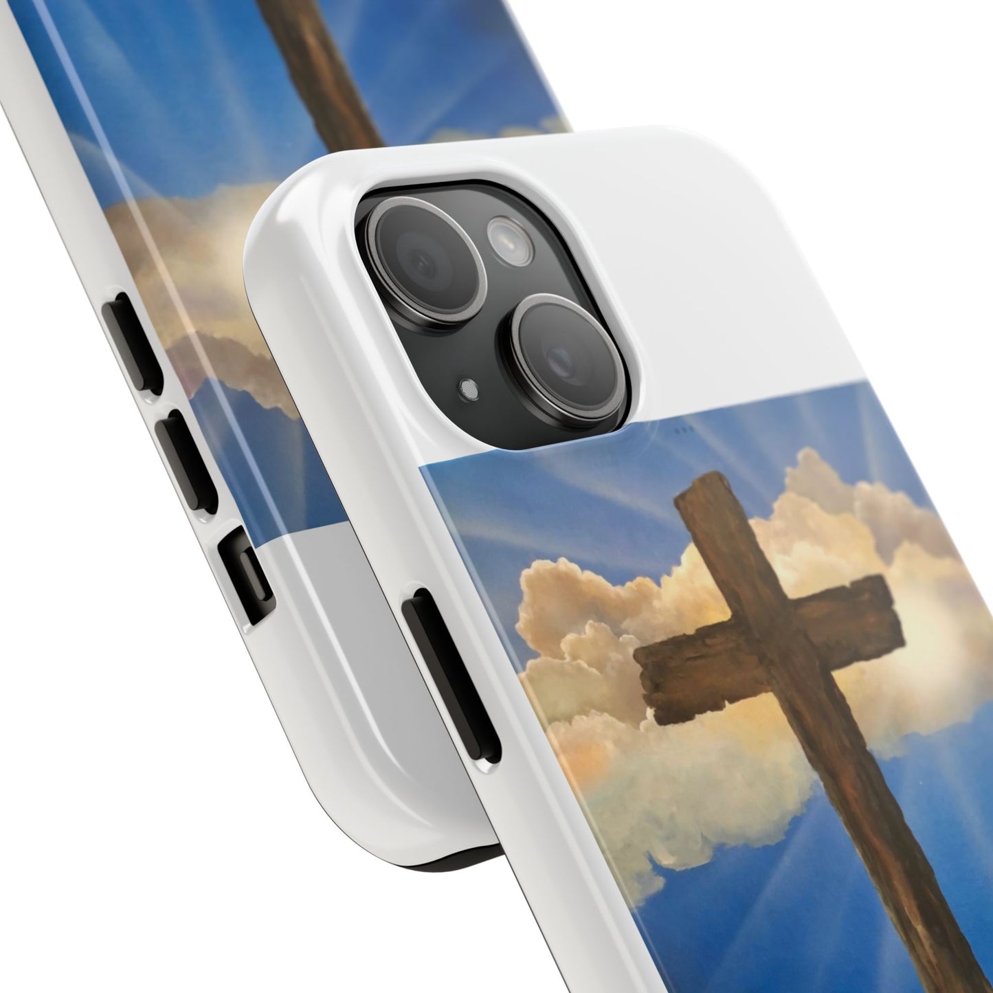 Inspirational Christian Phone Case with Cross Design