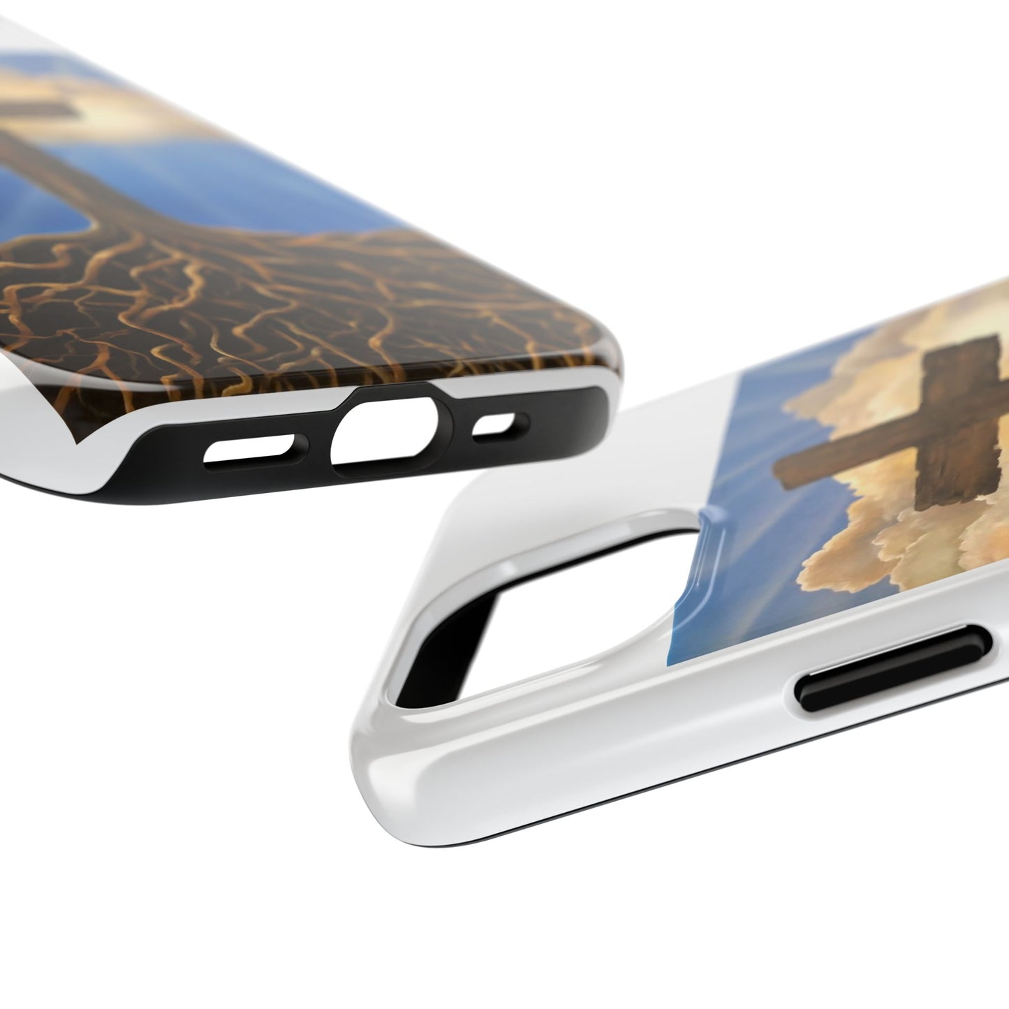 Inspirational Christian Phone Case with Cross Design